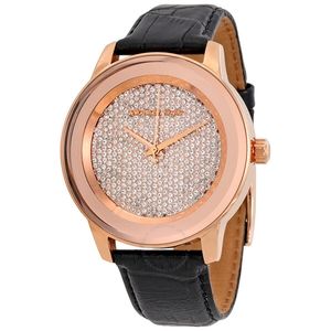 Michael Kors Kinley Crystal Pave Dial Ladies Casual Watch MK2456